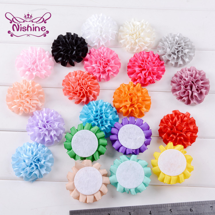 Art And Craft Hair - 50 teile/los Polyester band Blume Haar