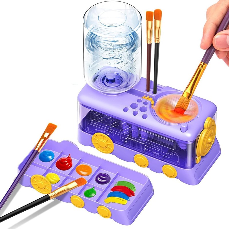 Watercolor Brush Pen - Automatischer Pinselreiniger mit Wasserwechselsystem für Aquarell-,