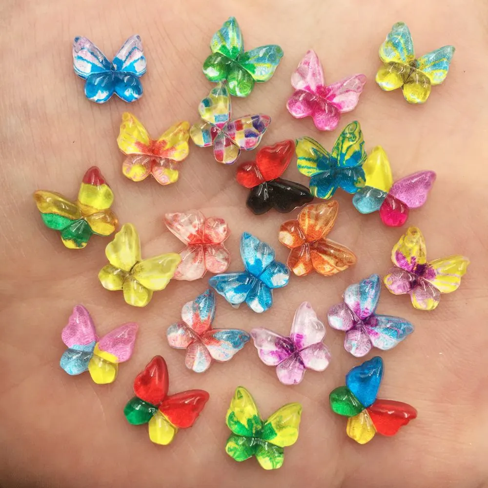 Tv Art And Craft - Harz Glitzer Bunte 10mm Kawaii Mini