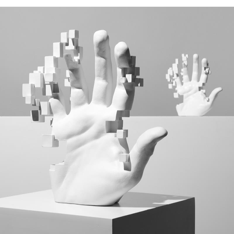 Exhibition Of Art And Craft - Abstrakte Skulptur mit Mosaikkunst, Wohnzimmerdekoration, handgezeichnetes