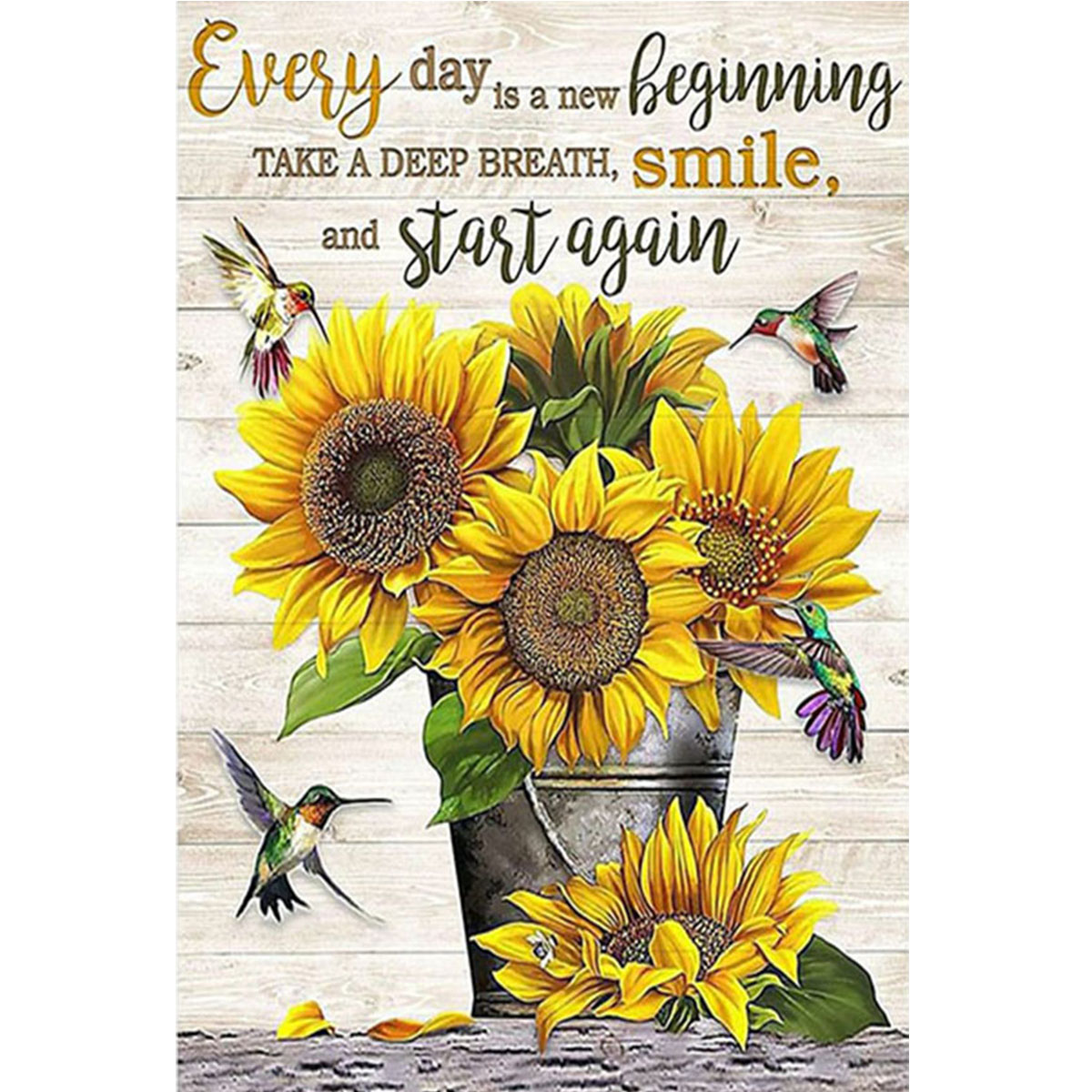 Art Craft Kits For Adults - Ein Sonnenblumen-Diamant-Gemälde-Set, DIY-Malset für Erwachsene mit