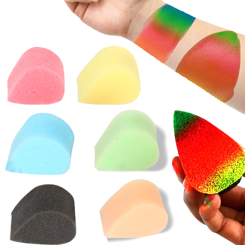 Art Craft Kindergarten - 10PCS Blütenblatt Form Gesicht Farbe Schwämme