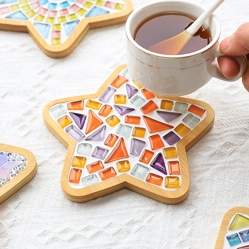 Art Craft Party - DIY Keramik-Mosaikfliesen Kunsthandwerk Gemischte Farben Glas-Mosaik