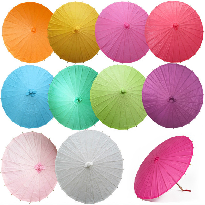 Art Craft Kindergarten - Neue 5-teilige Handgefertigte Farbige Papier-Regenschirme Traditionelle