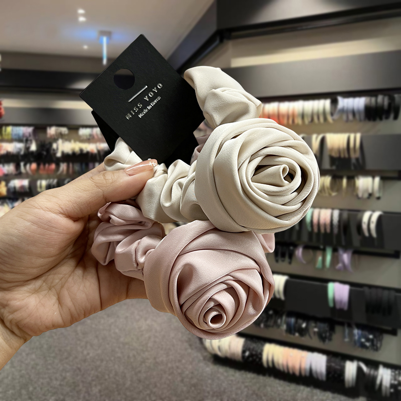 Art And Craft Hair - Koreanische Kopfbedeckung, Nischendesign-Accessoires, High-End-Sinn-Stirnband, einfache Rosenblume,