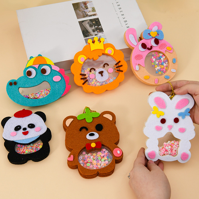 Art Craft Kindergarten - DIY Tier-Shake-Anhänger-Kunst-Bastelsets für Kinder, Jungen und
