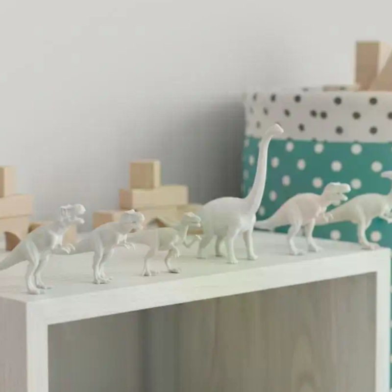 Art Craft Education - Dinosaurier Weißes Embryo-Spielzeugset 1 DIY Bemalbares