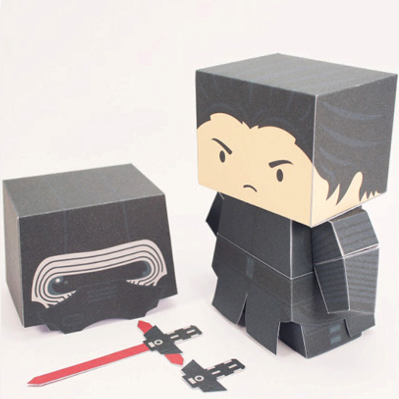 Art Craft Cardboard - DARK APPRENTICE Papier Modell Mini 3D