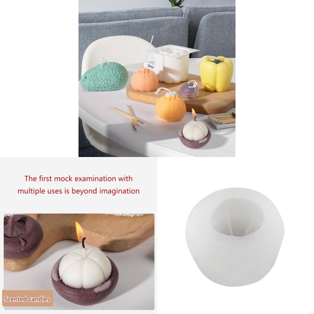 Art And Craft Vegetable - F19B Silikon-Kerzenform für Heimdekorationen, simuliertes Obst