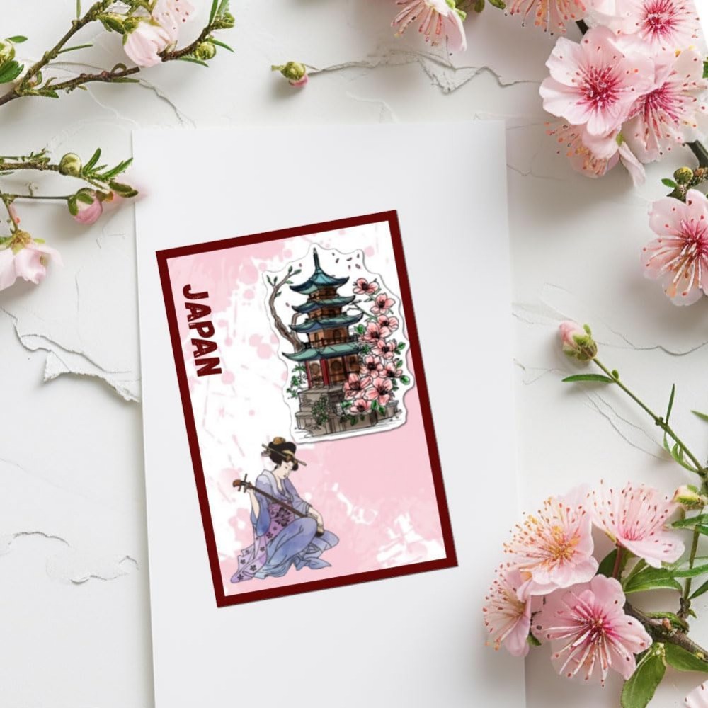 1 Blatt Landschaft Klare Stemp – Rubber Stamp Blank Bewertung und Preis