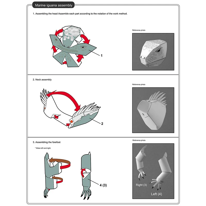 Marine Iguana Origami Art Mini – Art Craft Cardboard Bewertung und Preis