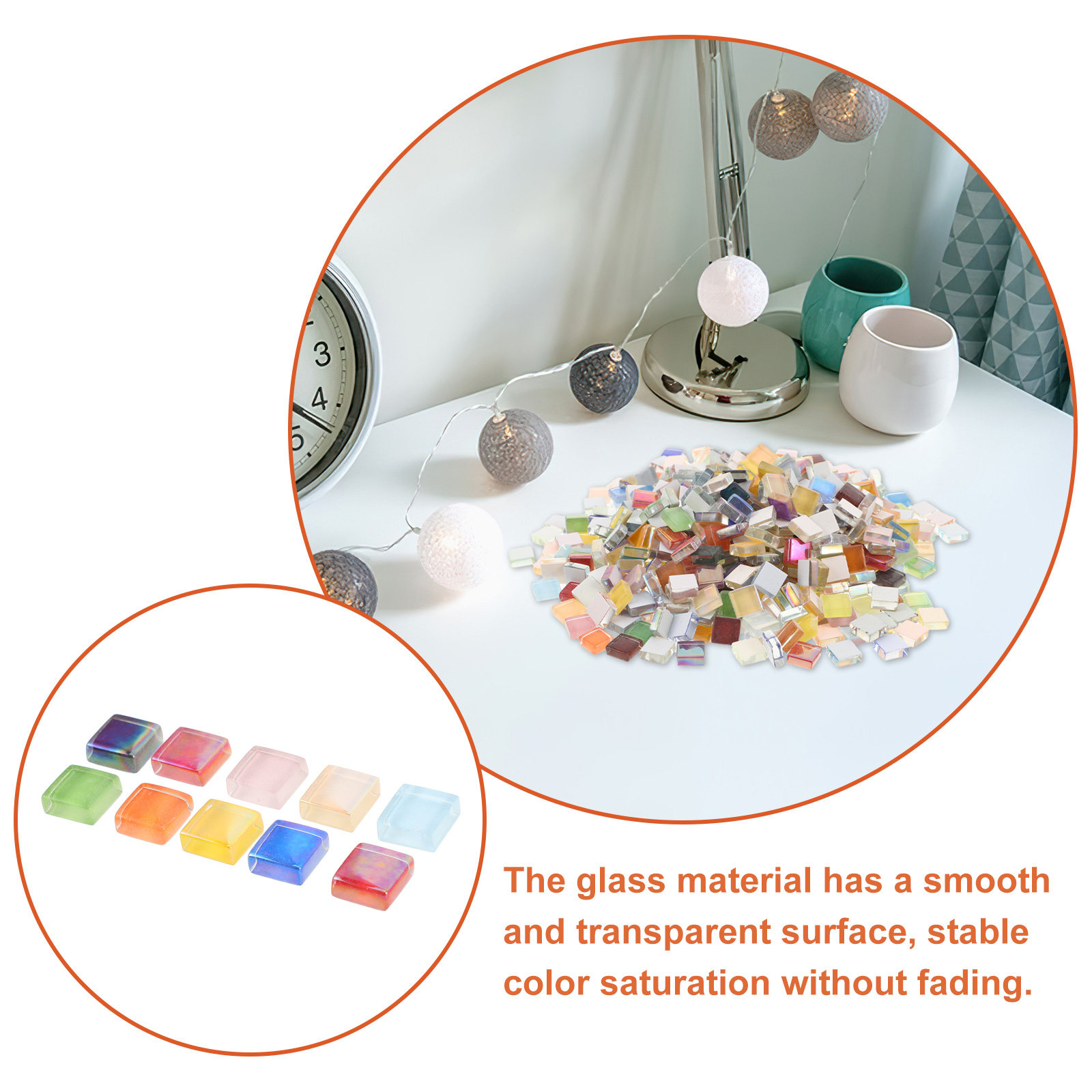 450-teiliges Mosaik-Glasfliese – Art Craft Kids Bewertung und Preis