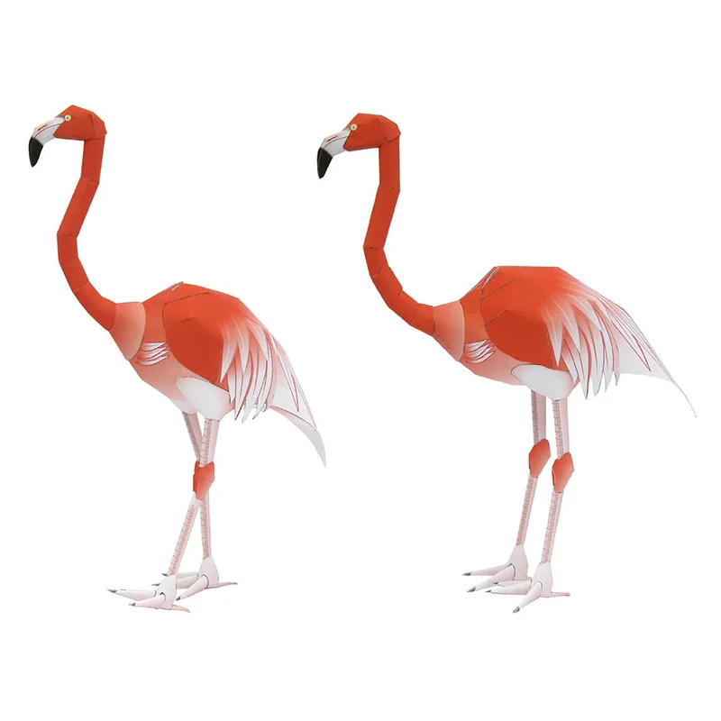 Karibik Flamingo Falten Drei V – Art Craft Cardboard Bewertung und Preis