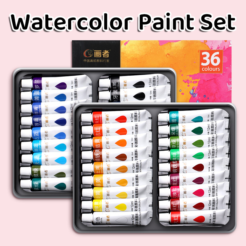 36-Farben-Aquarellfarben-Set,  – Art Craft Easy With Paper Bewertung und Preis