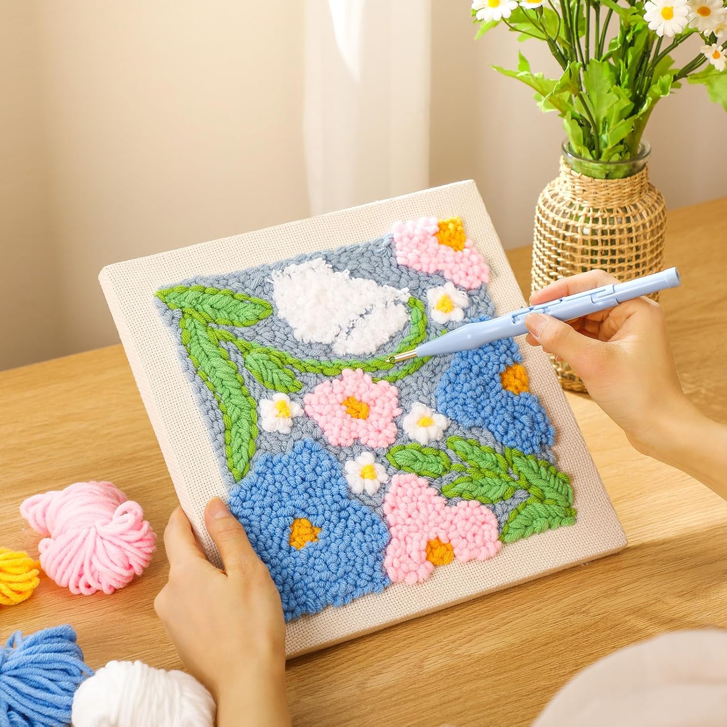 Punch-Needle-Set mit Rahmen fü – Art Craft Easy With Paper Bewertung und Preis