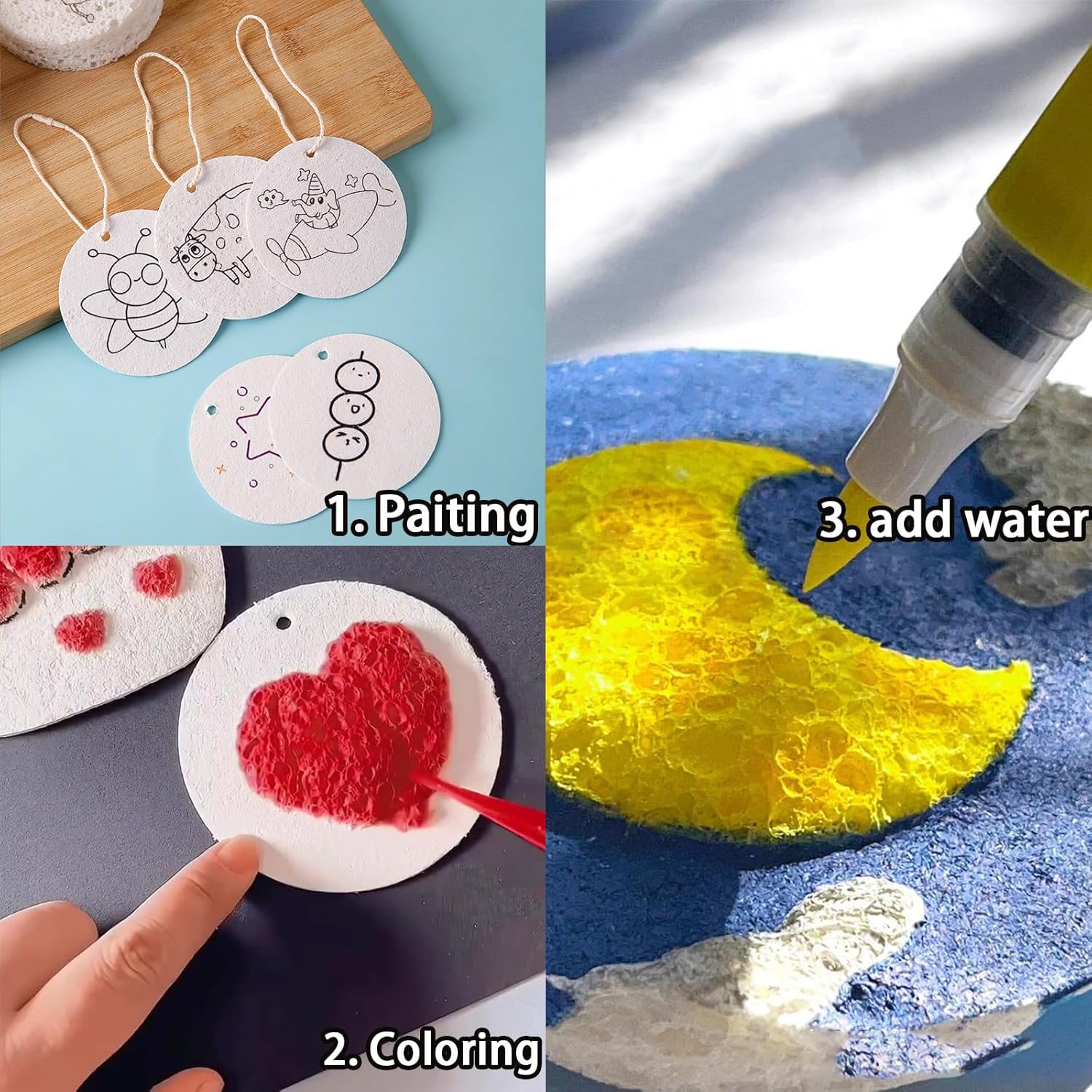 3D Puffy Foam Texture Malerei  – Art Craft Kids Bewertung und Preis
