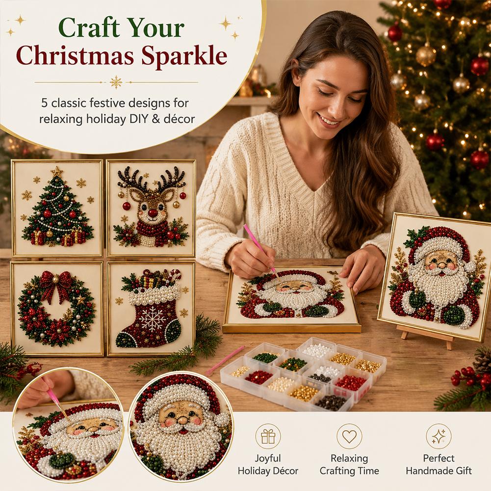 Weihnachtsmann Perlen-Kunst DI – Art Craft Kits For Adults Bewertung und Preis