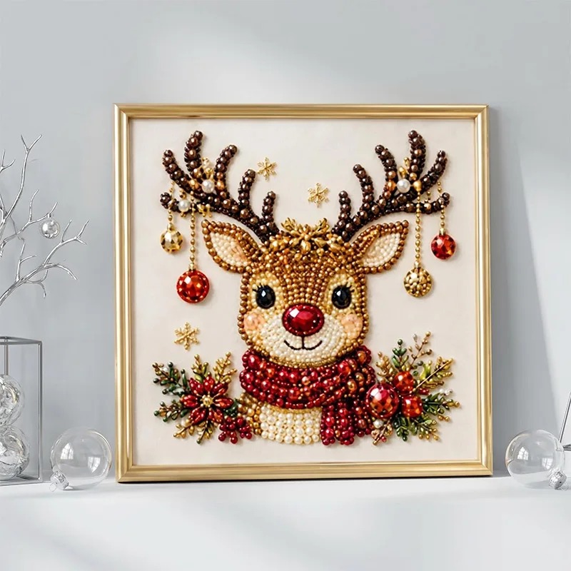 Weihnachts-Perlen-Diamant-Male – Art Craft Party Bewertung und Preis