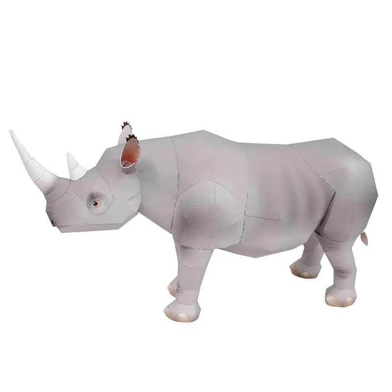 Nashorn, hakenförmig, handgefe – Art Craft Cardboard Bewertung und Preis