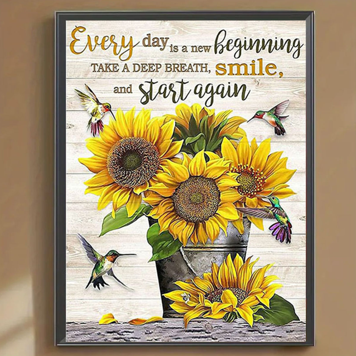 Ein Sonnenblumen-Diamant-Gemäl – Art Craft Kits For Adults Bewertung und Preis