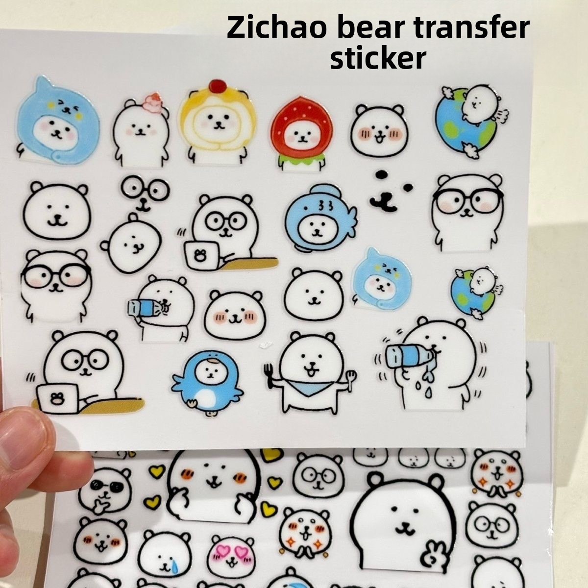 Kawaii Scherz-Bären-Transferau – Art Craft Store Bewertung und Preis