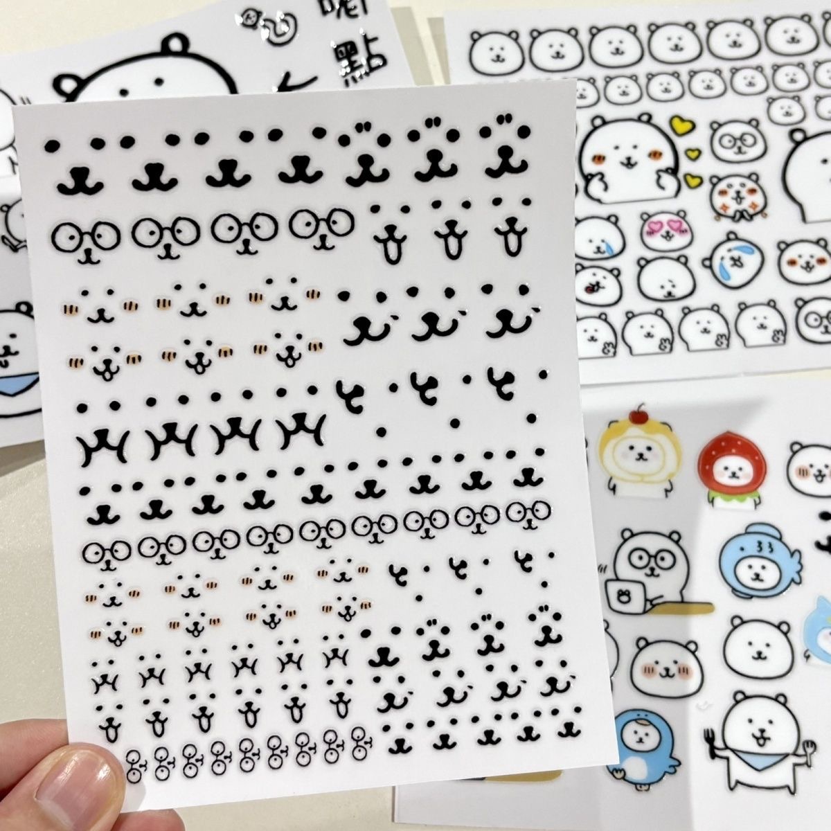 Kawaii Scherz-Bären-Transferau – Art Craft Store Bewertung und Preis