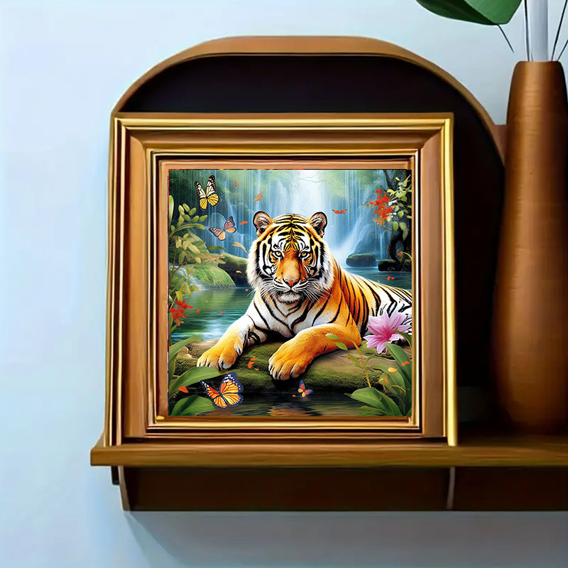 1 Set Tiger King Diamant-Maler – Art Craft Kits For Adults Bewertung und Preis
