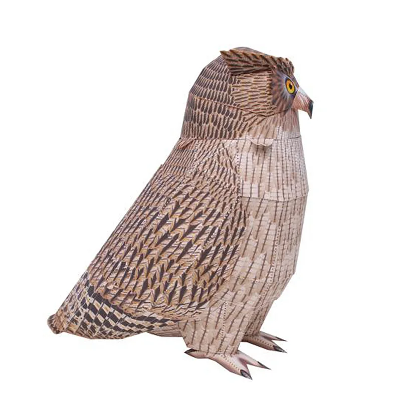Blakiston's Fish Owl Handmade  – Art Craft Cardboard Bewertung und Preis