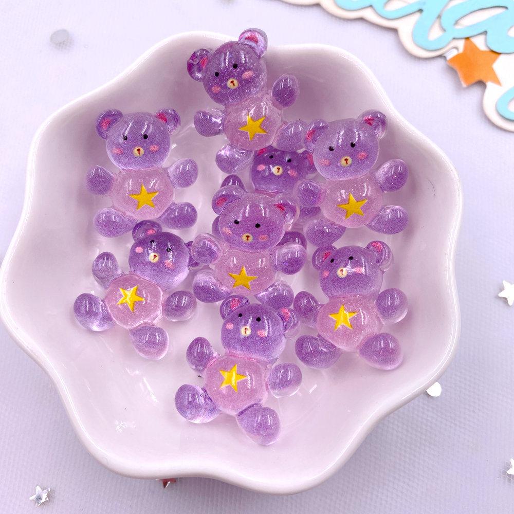 20 Stücke Harz Glitter Kawaii  – Tv Art And Craft Bewertung und Preis