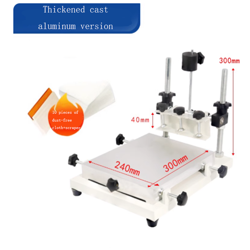 Kleine manuelle Flachbett-Sieb – Silk Screen Printing Bewertung und Preis