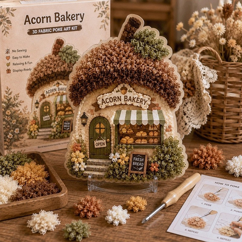 3D Stoff-Poke-Art-Set „Wunders – Art Craft Bakery Bewertung und Preis