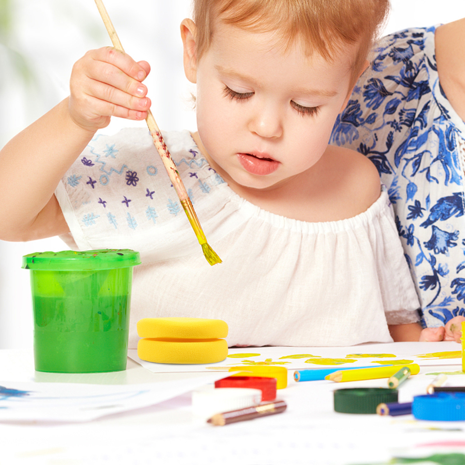 2 Stück Kinder-Malschwämme, ru – Art Craft Kindergarten Bewertung und Preis