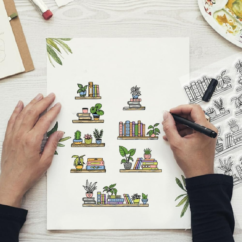Durchsichtige Stempel für Topf – Rubber Stamp Blank Bewertung und Preis