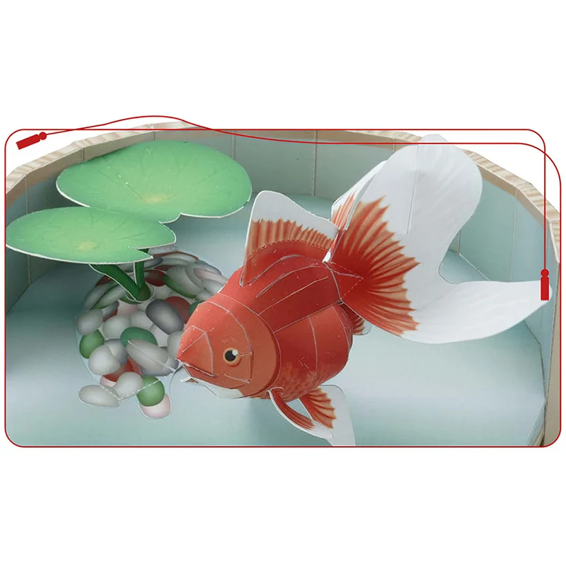 Goldfisch Fisch Origami Kunst  – Art Craft Cardboard Bewertung und Preis