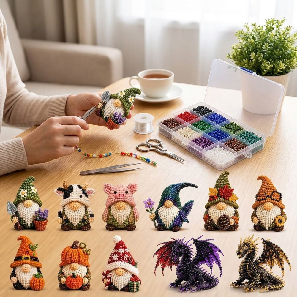 Lebendige Röhrenperlen 3D Perl – Art Craft Education Bewertung und Preis