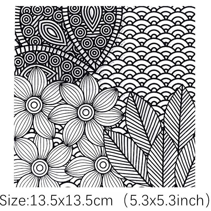 SNASAN Blumen Textur DIY Prägu – Rubber Stamp Blank Bewertung und Preis