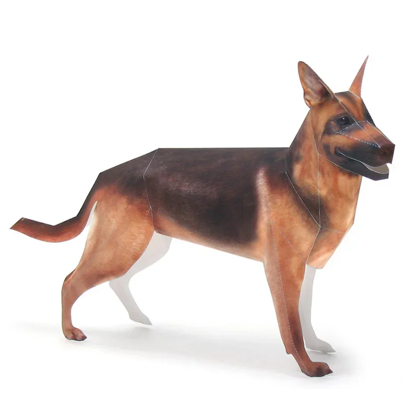 Deutscher Schäferhund Origami  – Art Craft Cardboard Bewertung und Preis