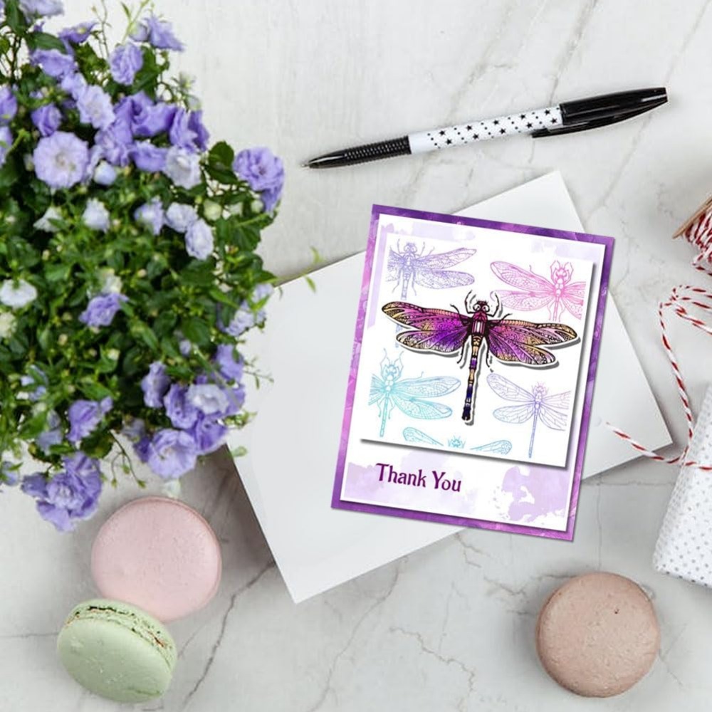 Transparente Stempel mit Libel – Rubber Stamp Blank Bewertung und Preis