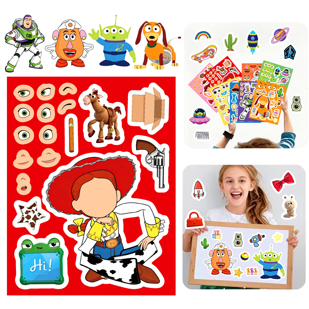 Toy Story 5 Gesichtsaufkleber- – Art Craft Store Bewertung und Preis