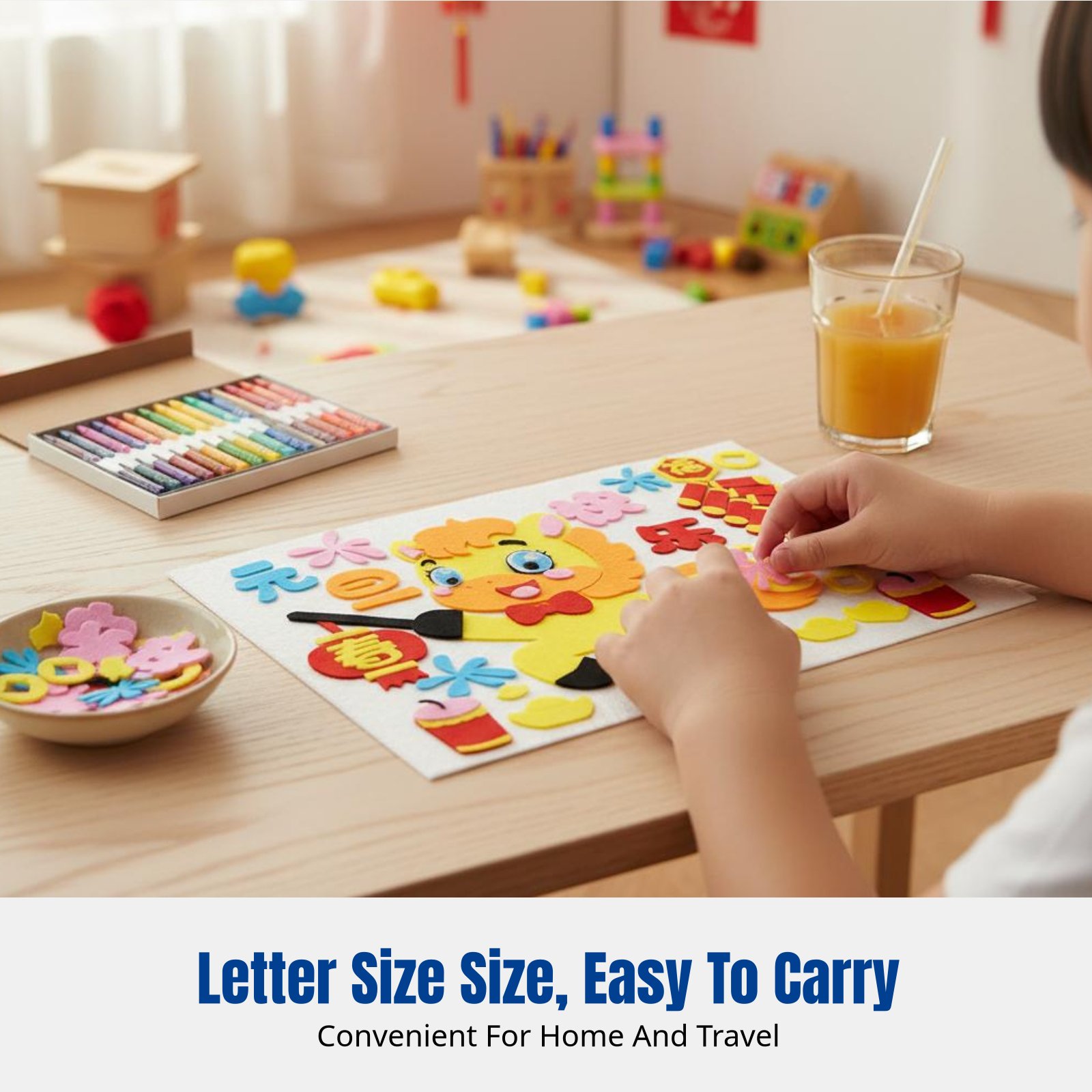 2026 Neujahr DIY Stoffkunst-Au – Art Craft Kindergarten Bewertung und Preis