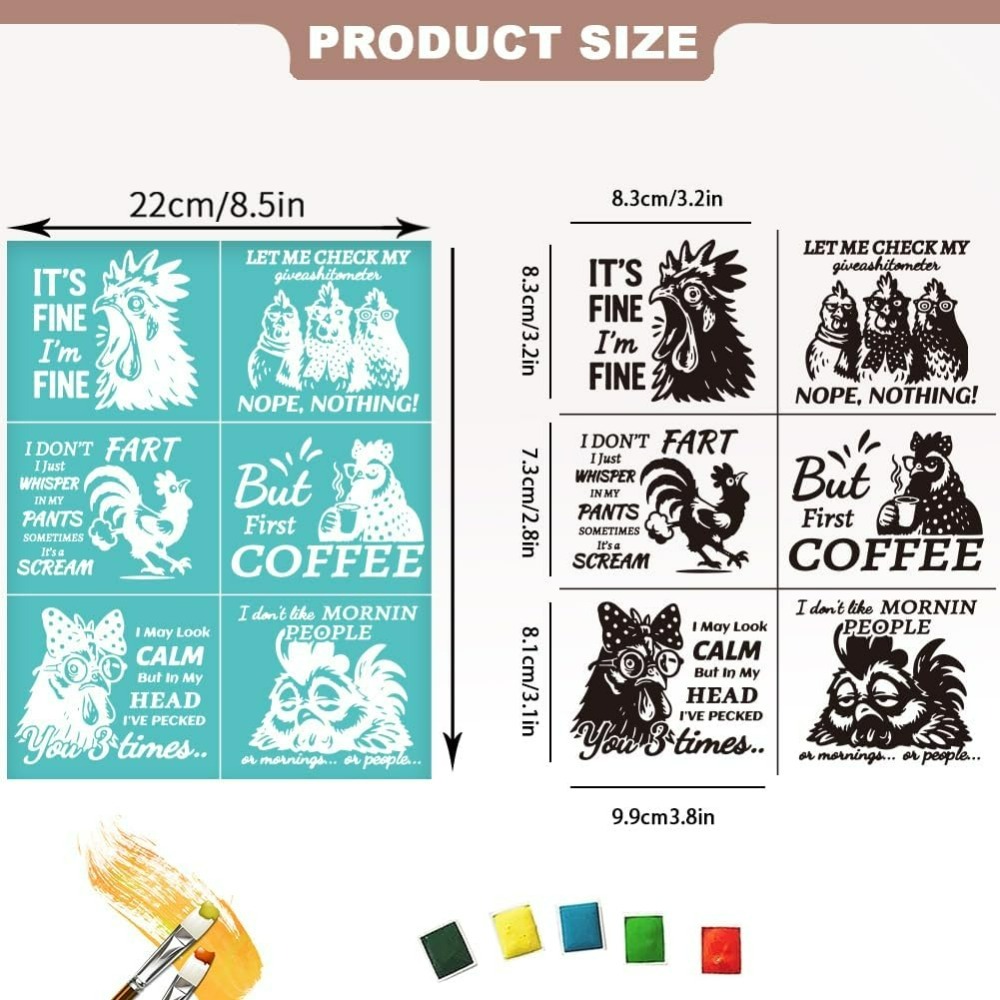 2 Blatt Chook Siebdruck-Schabl – Silk Screen Printing Bewertung und Preis