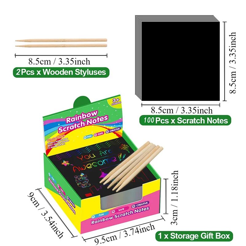 Viele kreative Scratch-Art-Kar – Art Craft Education Bewertung und Preis