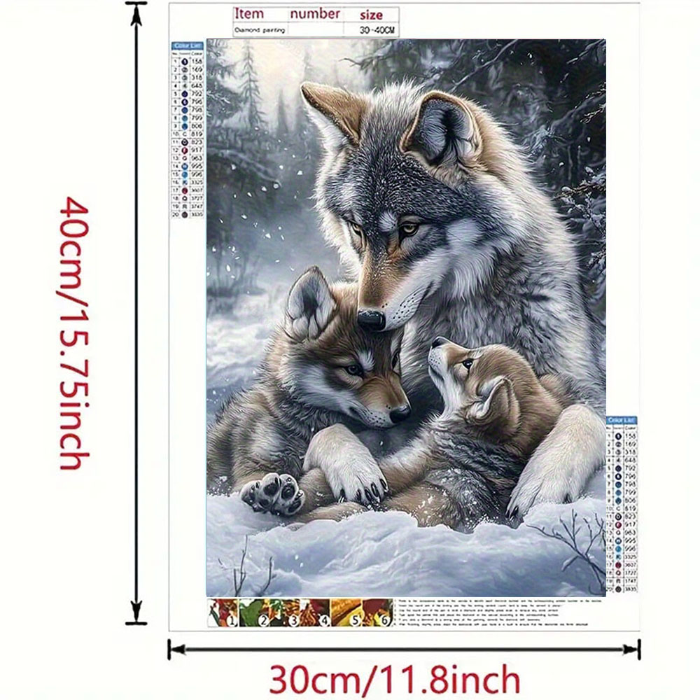 Wolf-Familie Diamant-Malerei-S – Art Craft Kits For Adults Bewertung und Preis
