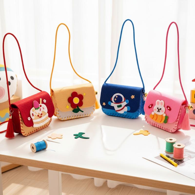 Filztaschen-Bastelset für Kind – Art Craft Kindergarten Bewertung und Preis