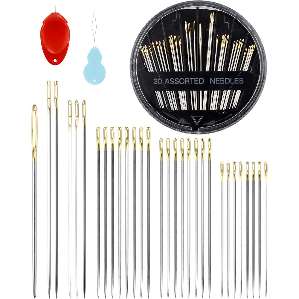 30-teiliges Stahl-Handnähnadel – Craft Art Set Bewertung und Preis