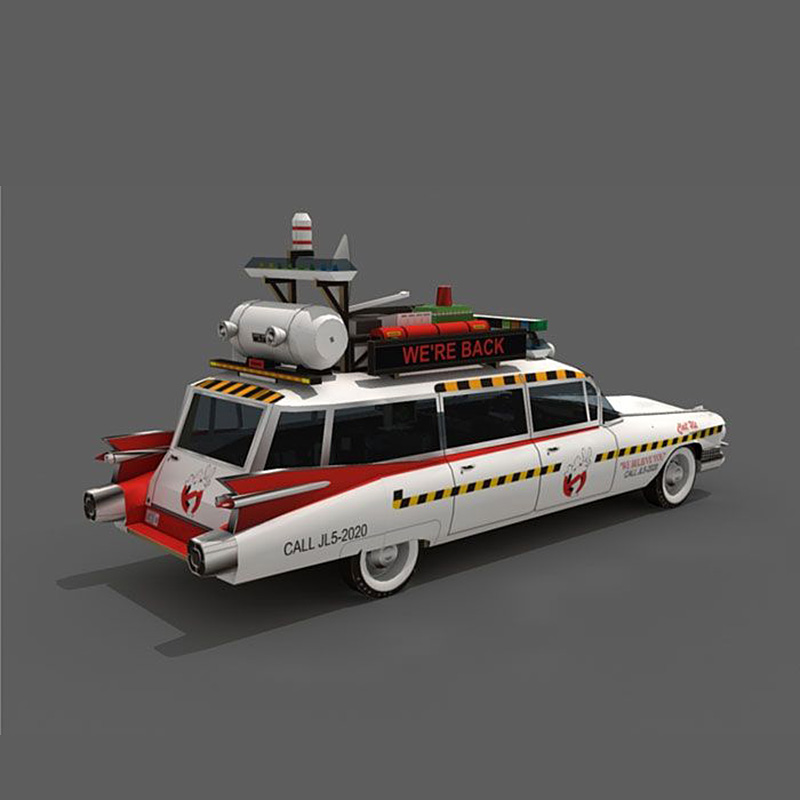 Ghostbusters Auto Ecto-1A 1:20 – Art Craft Cardboard Bewertung und Preis