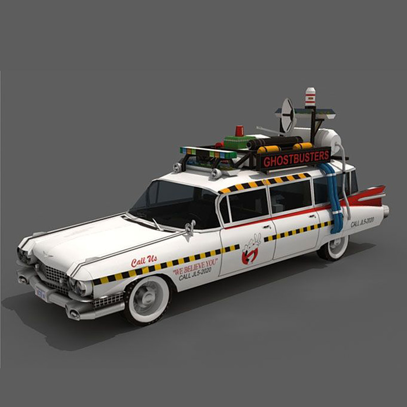 Ghostbusters Auto Ecto-1A 1:20 – Art Craft Cardboard Bewertung und Preis