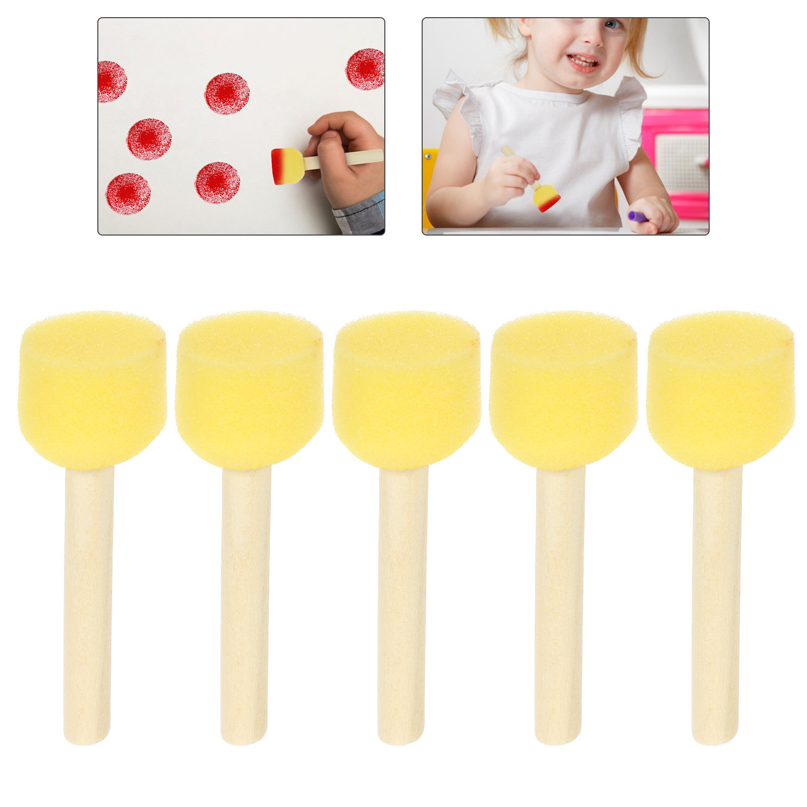 20 Stück Malschwämme für Kinde – Art Craft Kindergarten Bewertung und Preis
