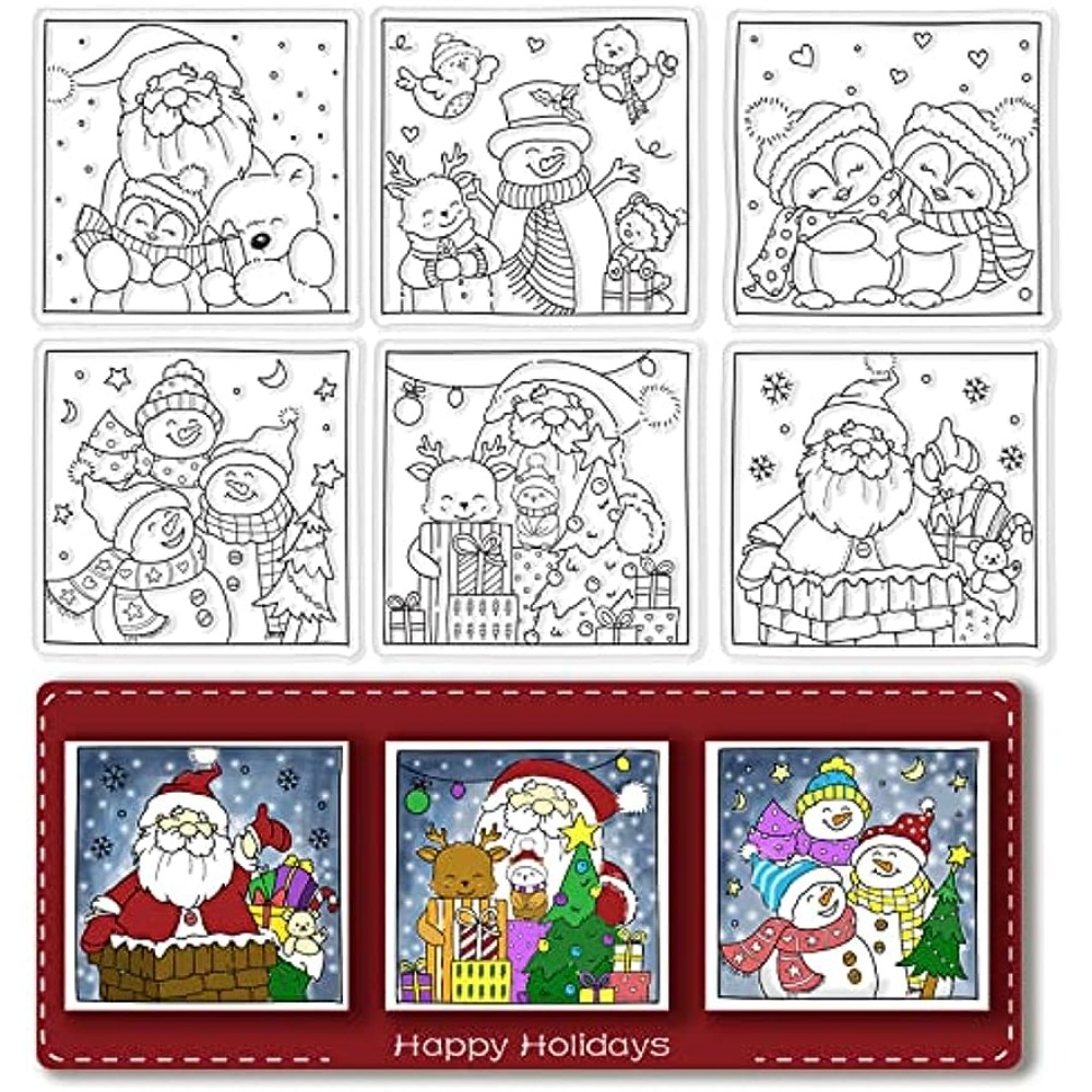 Klare Silikons tempel Weihnach – Rubber Stamp Blank Bewertung und Preis