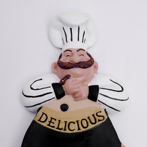 Koch- und Fischfigur, Nachrich – Art Craft Bakery Bewertung und Preis